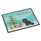 Caroline's Treasures Pekingese Christmas Tree Indoor or Outdoor Mat 18x27 doormats, Multicolor